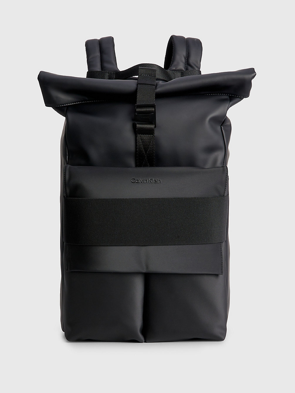 CK BLACK Recycled Roll Top Backpack undefined men Calvin Klein
