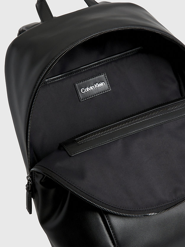 ck black round backpack for men calvin klein