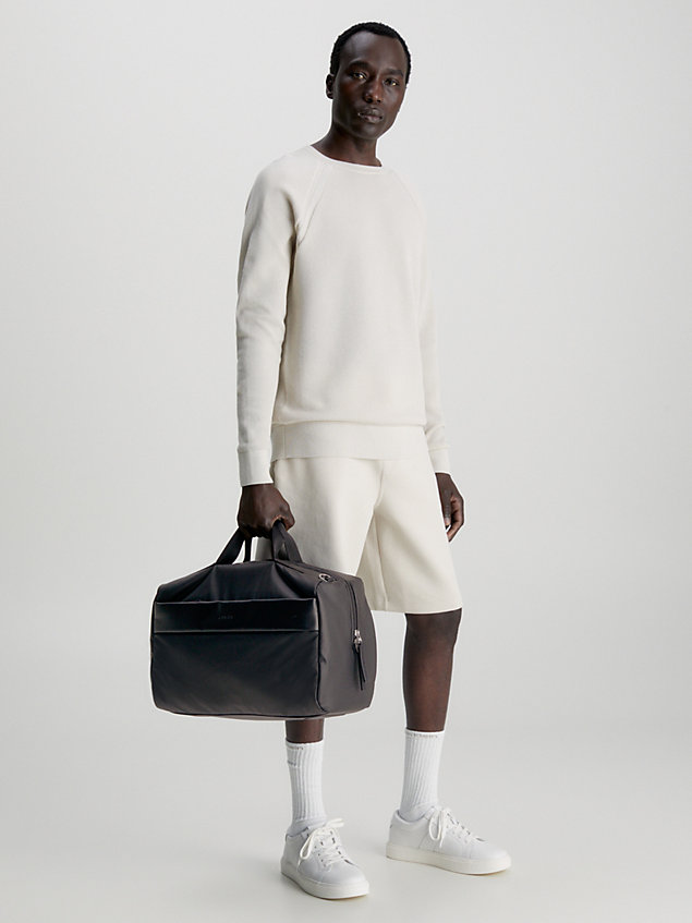 black torba sportowa z materiałów z recyklingu dla mężczyźni - calvin klein