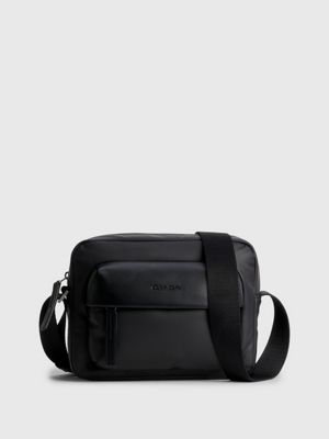 Calvin Klein Calvin Klein crossbody bag in black recycled faux