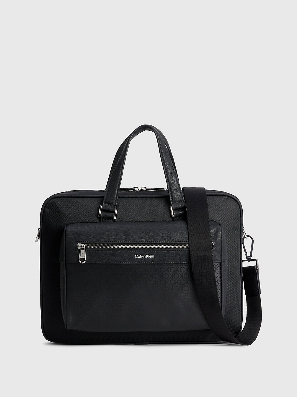 INDUSTRIAL MONO BLACK Recycled Laptop Bag undefined men Calvin Klein