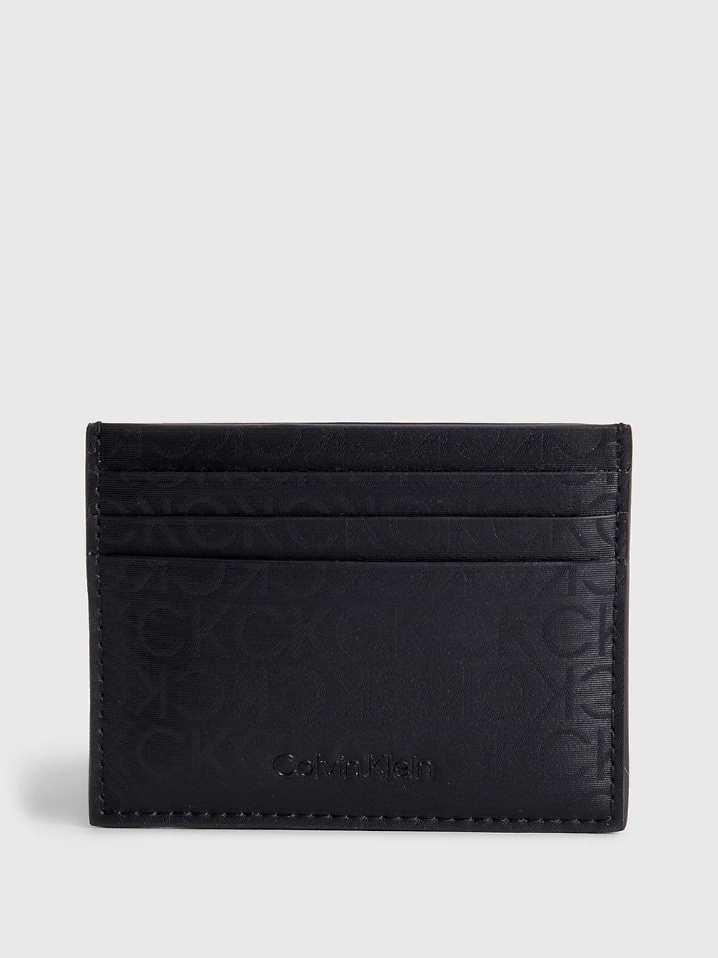 INDUSTRIAL MONO BLACK Porte-Cartes À Logo En Matière Recyclée undefined hommes Calvin Klein