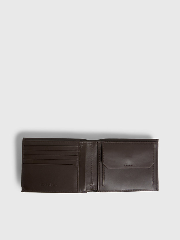 java leather rfid trifold wallet for men calvin klein