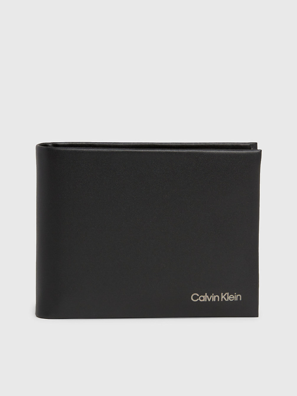 CK BLACK > Skórzany Portfel Trzyczęściowy Z Blokadą Rfid > undefined Mężczyźni - Calvin Klein