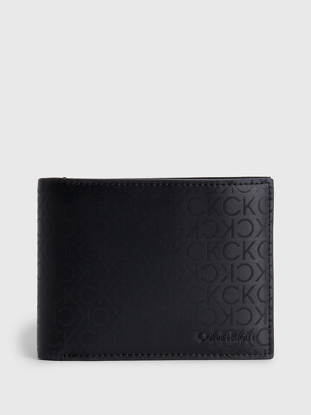 INDUSTRIAL MONO BLACK Recycled Rfid Trifold Wallet undefined men Calvin Klein