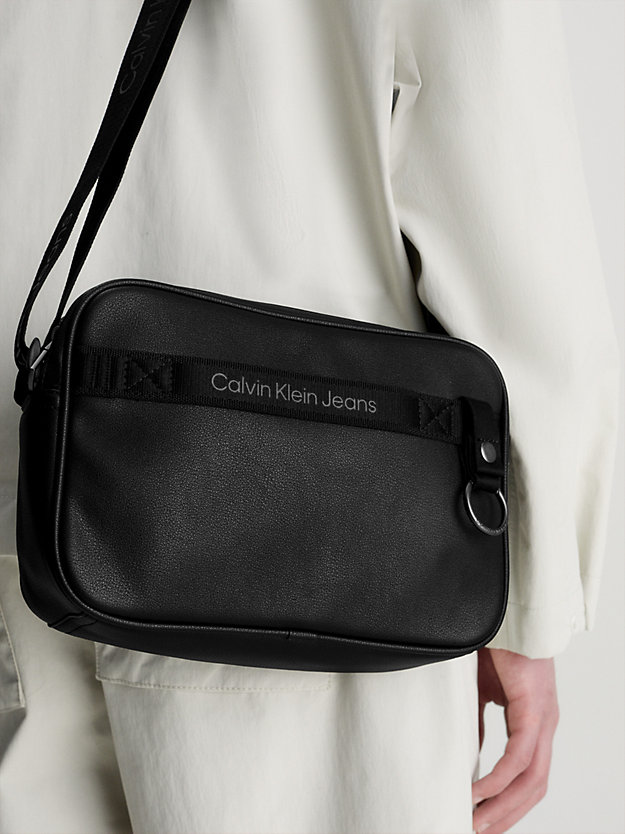 BLACK Crossbody Bag for men CALVIN KLEIN JEANS
