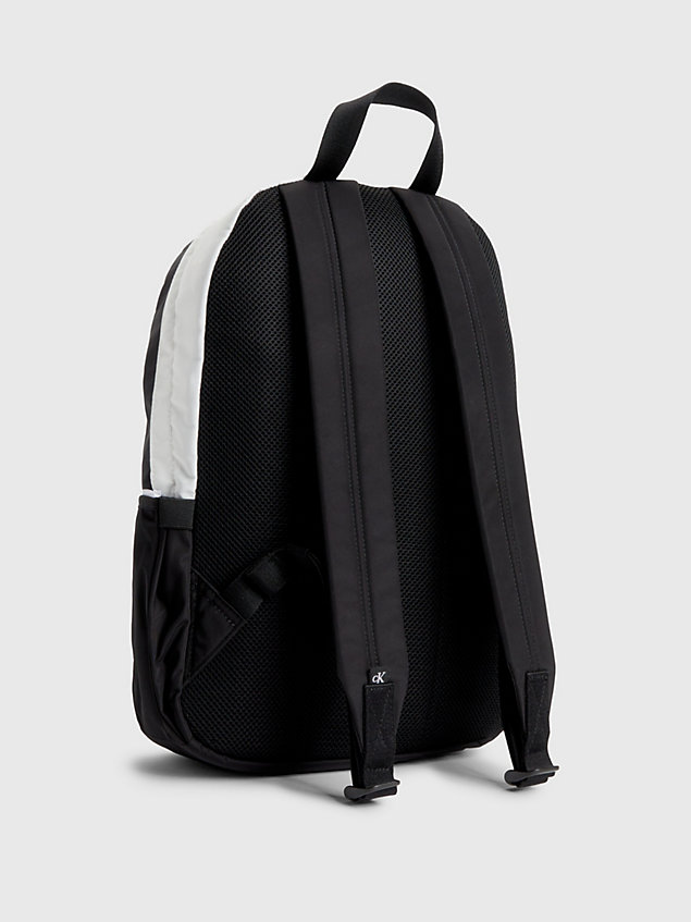 black recycled backpack for men calvin klein jeans