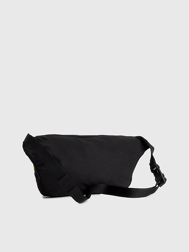 black recycled bum bag for men calvin klein jeans