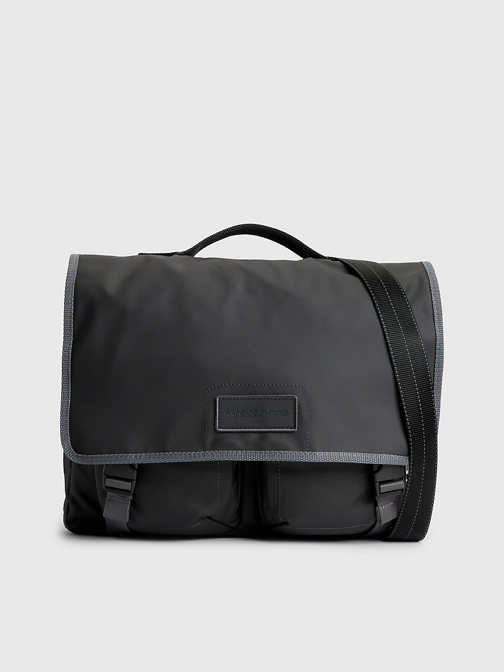 BLACK Recycled Messenger Bag undefined men Calvin Klein