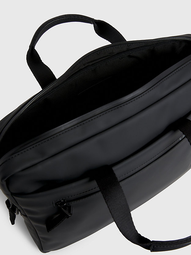 ck black convertible laptop bag for men calvin klein