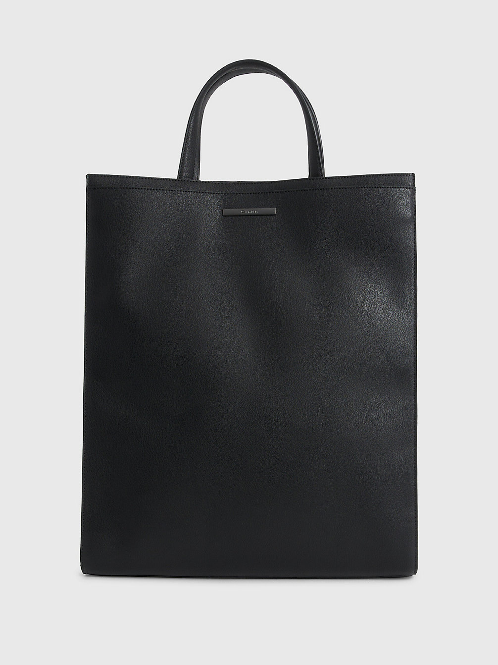 CK BLACK Faux Leather Tote Bag undefined men Calvin Klein