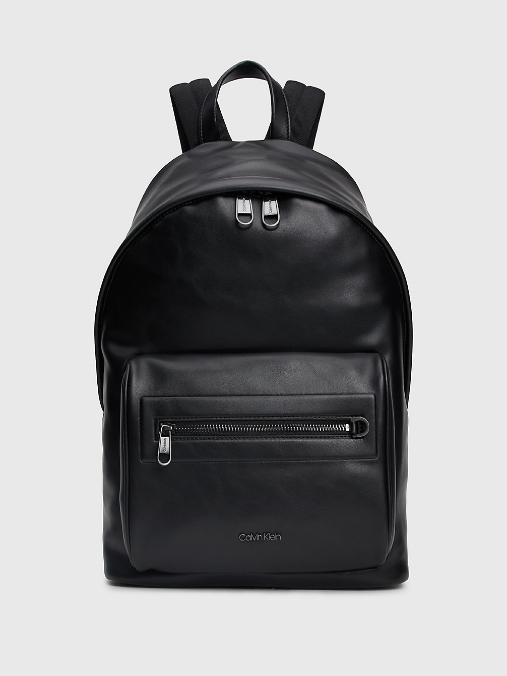 CK BLACK SMOOTH Round Backpack undefined Men Calvin Klein