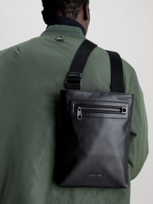 Calvin klein leather bag hot sale mens