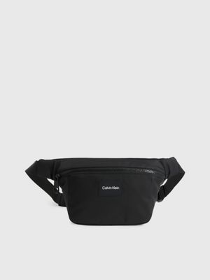 Calvin Klein Sport Essentials Canvas Belt Bag in Black for Men