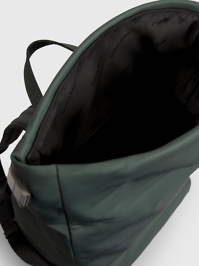 green flap backpack for men calvin klein