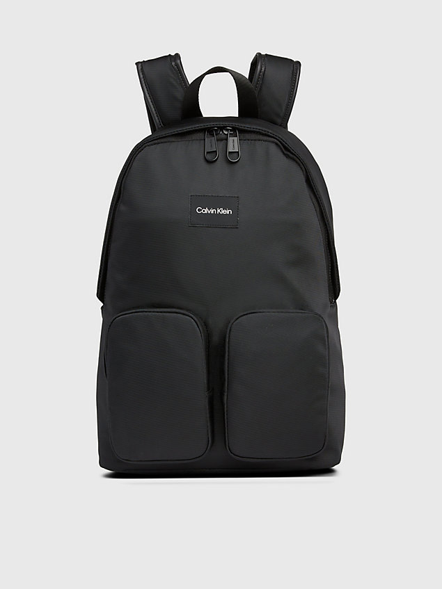 black round backpack for men calvin klein