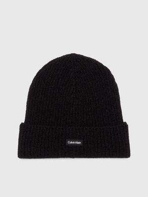 Wool Blend Beanie Calvin Klein®