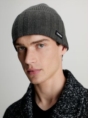 Gorro punto mezcla lana - Hombre