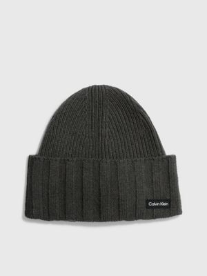 CALVIN KLEIN Cotton Blend And Cashmere Beanie