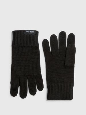 Raad eens boiler Rand Handschoenen van gemengd katoen en kasjmier Calvin Klein® | K50K511011BAX