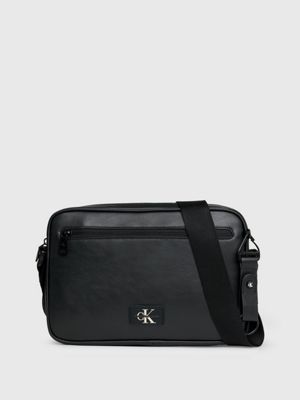 Calvin klein leather crossbody hot sale bag