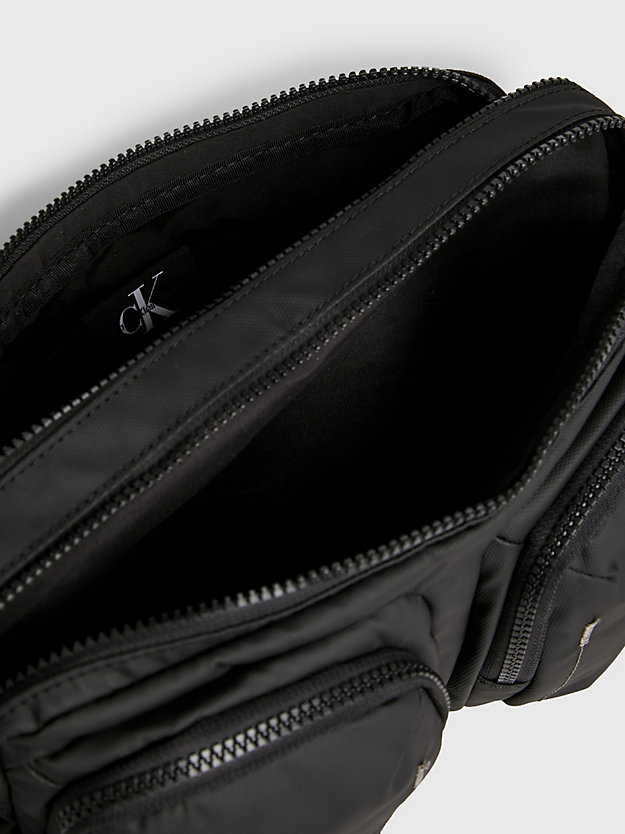 black beschichtete crossbody bag für herren - calvin klein jeans
