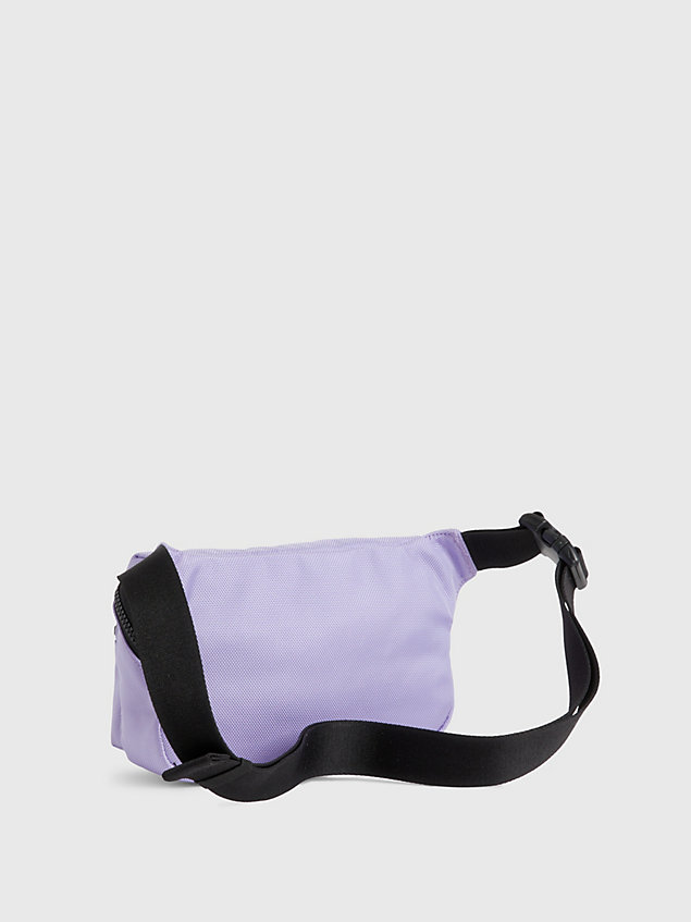 purple recycled unisex bum bag for men calvin klein jeans