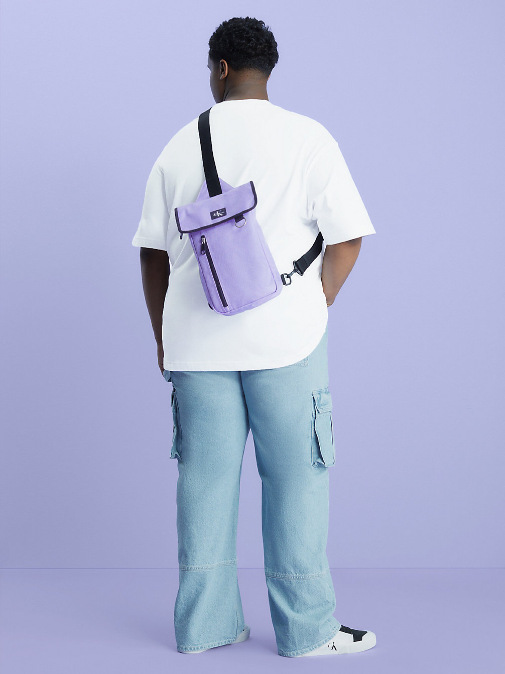 HYACINTH HUES Recycled Crossbody Sling Bag undefined men Calvin Klein