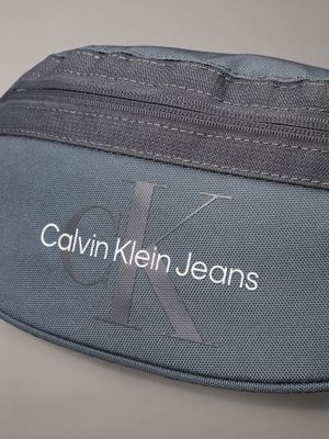 endless grey logo bum bag for men calvin klein jeans