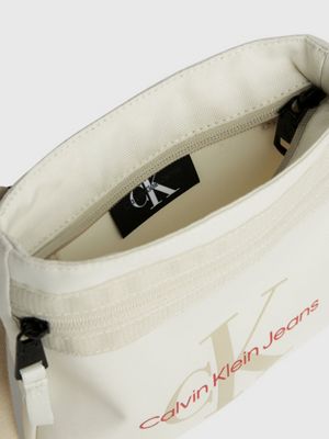 Calvin klein janae orchid logo print crossbody hot sale