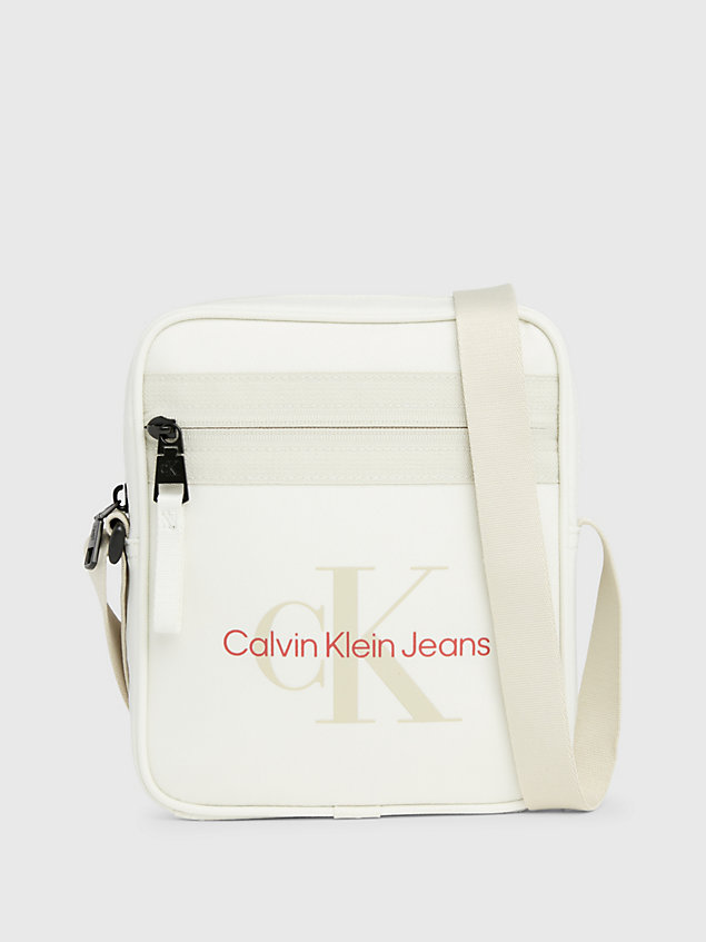 blue logo reporter bag for men calvin klein jeans