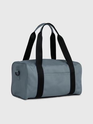 Grey store duffle bag