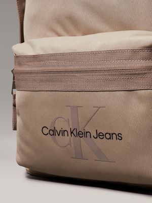 crockery logo round backpack for men calvin klein jeans