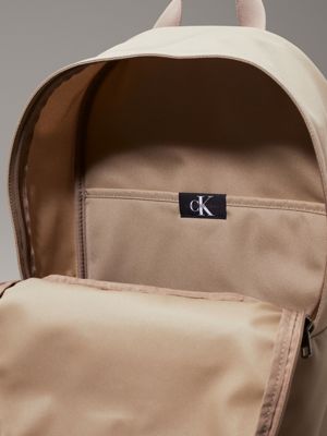 crockery logo round backpack for men calvin klein jeans