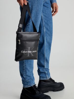 CALVIN KLEIN JEANS: shoulder bag for man - Black