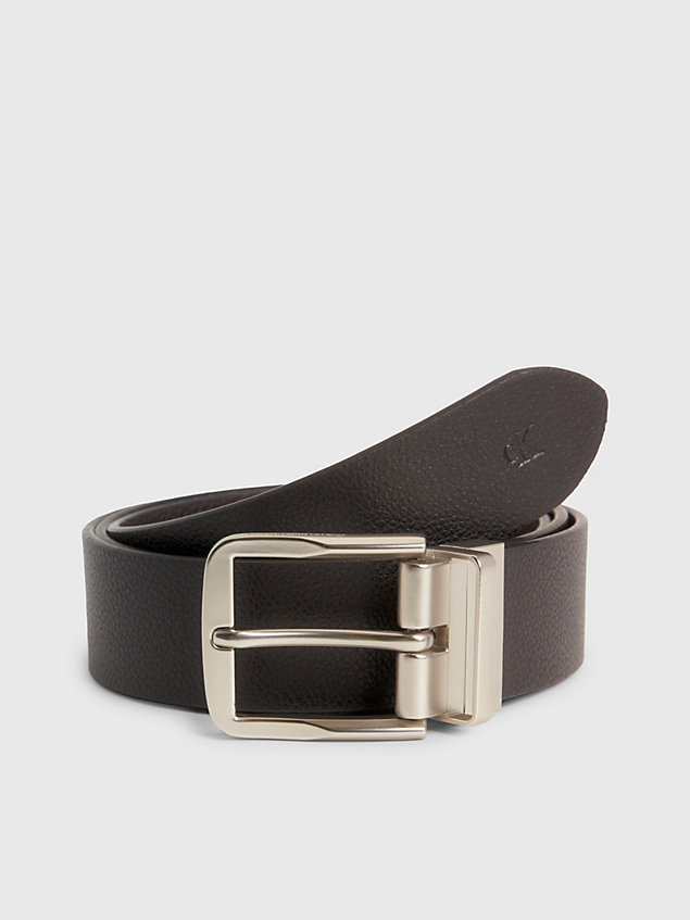 black reversible leather belt for men calvin klein jeans