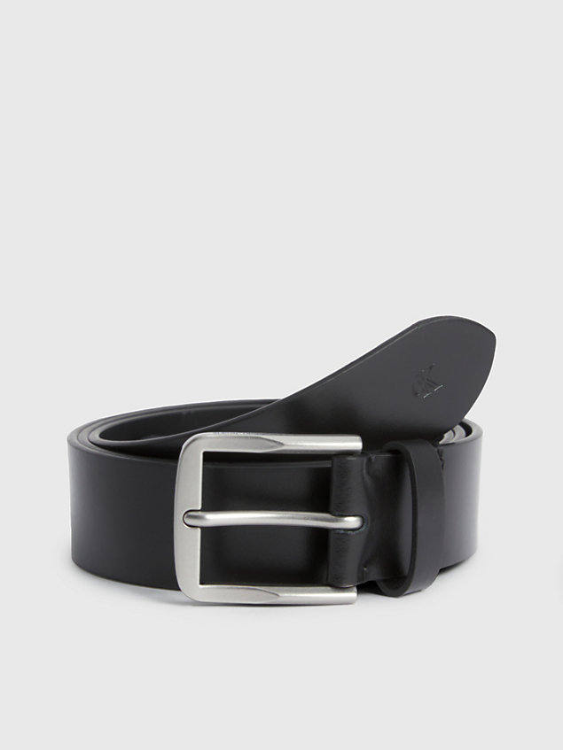 black leather belt for men calvin klein jeans