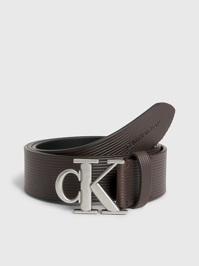 black logo belt for men calvin klein jeans