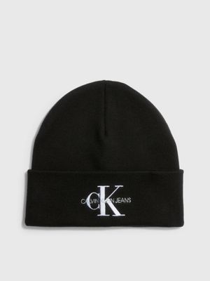 Black calvin cheap klein beanie