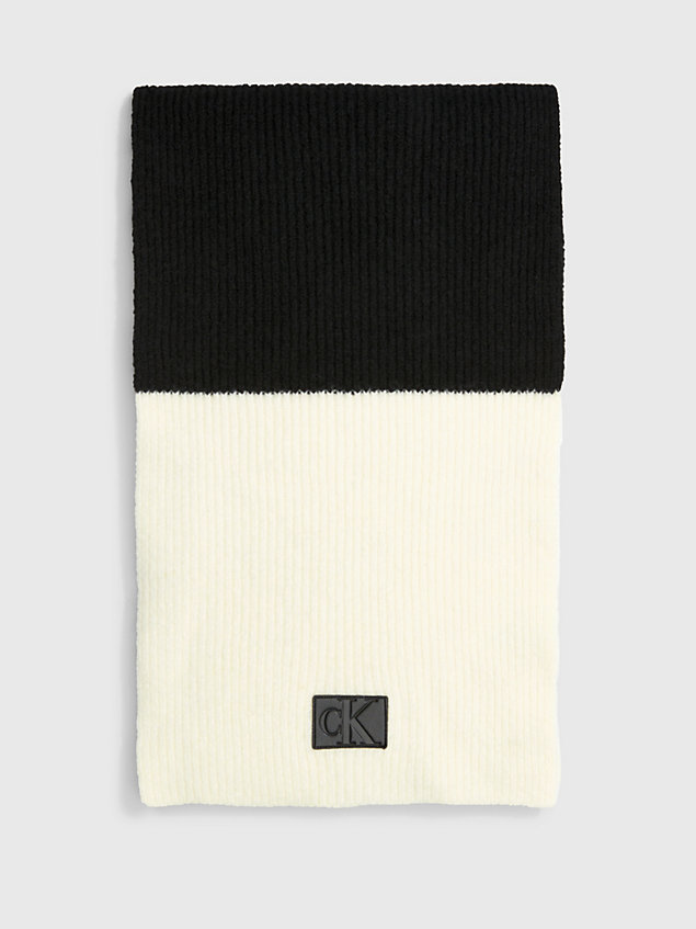 black beanie and scarf gift set for men calvin klein jeans