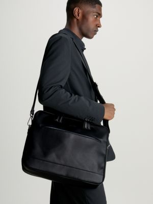 Calvin klein clearance laptop bag men's