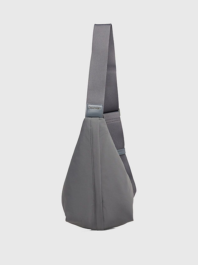 grey crossbody sling bag for men calvin klein