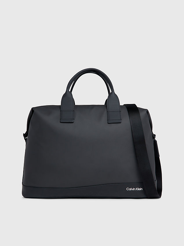 black large weekend bag for men calvin klein