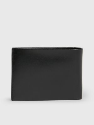 Calvin klein 2025 black leather wallet