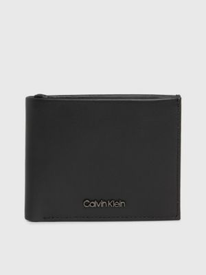 Calvin Klein Guantes de cuero para hombre