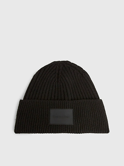 black czapka dla mężczyźni - calvin klein