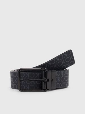 Calvin klein shop reversible monogram belt