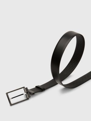 Calvin klein men's clearance smooth leather reversible belt