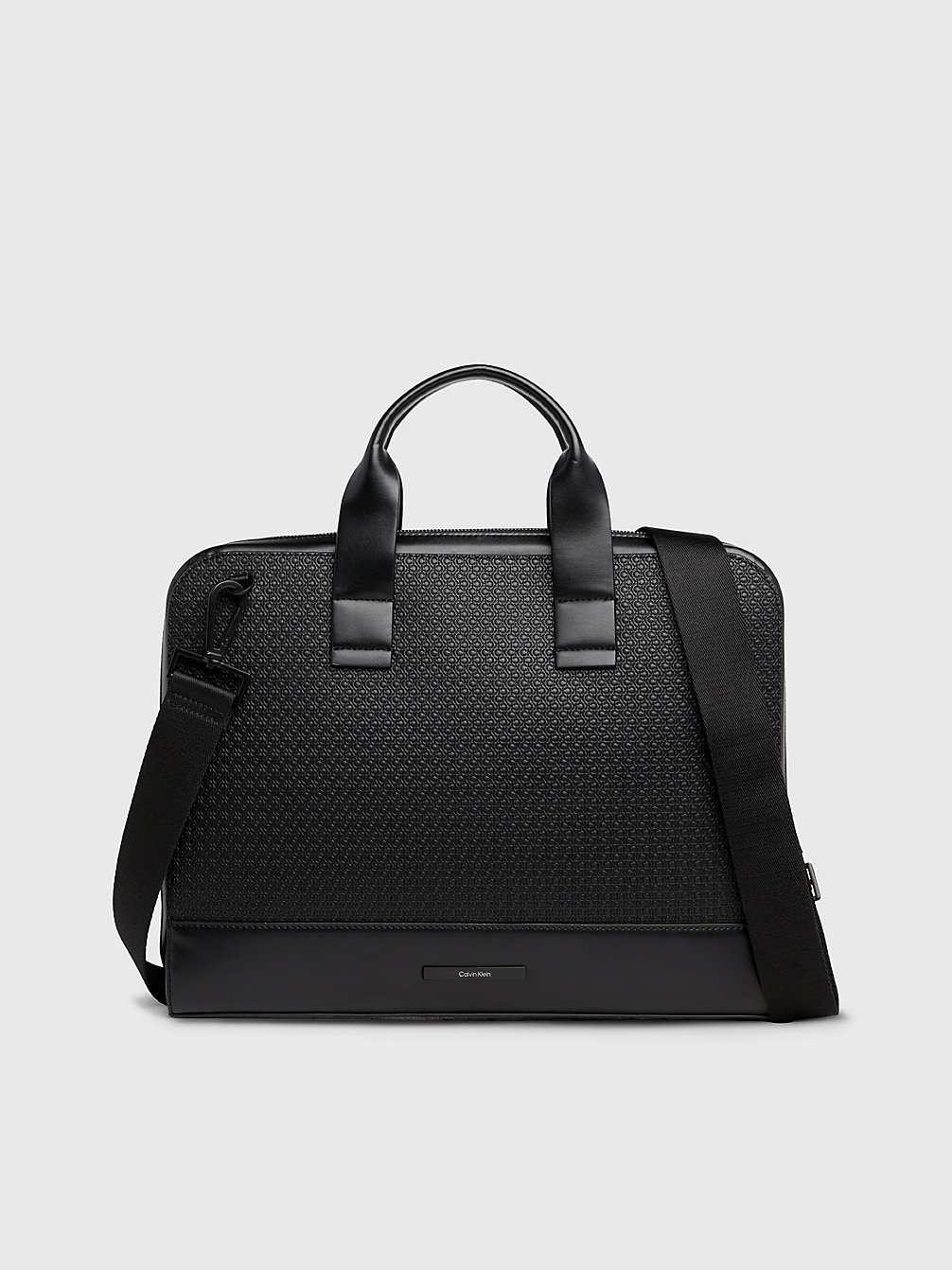 BLACK NANO MONO Slim Logo Laptop Bag undefined Men Calvin Klein
