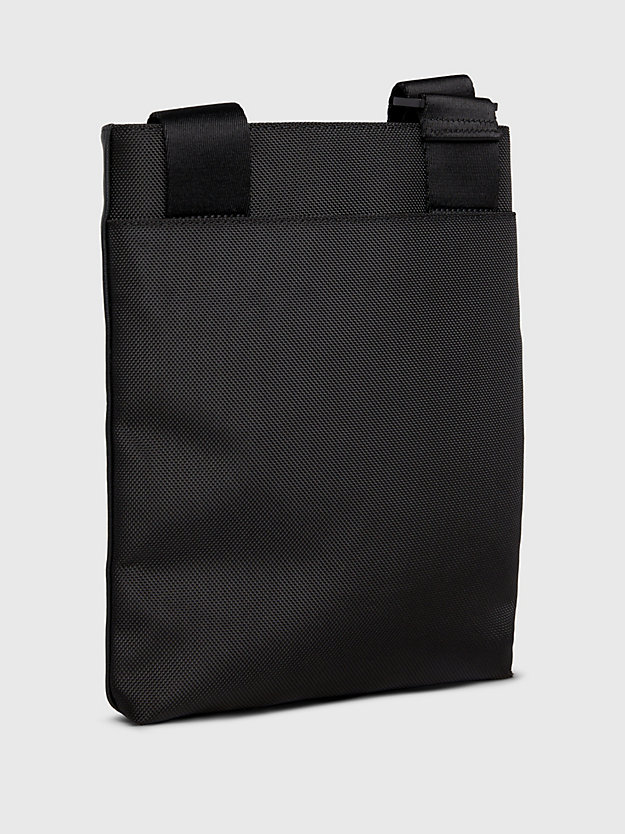 ck black flat crossbody bag for men calvin klein